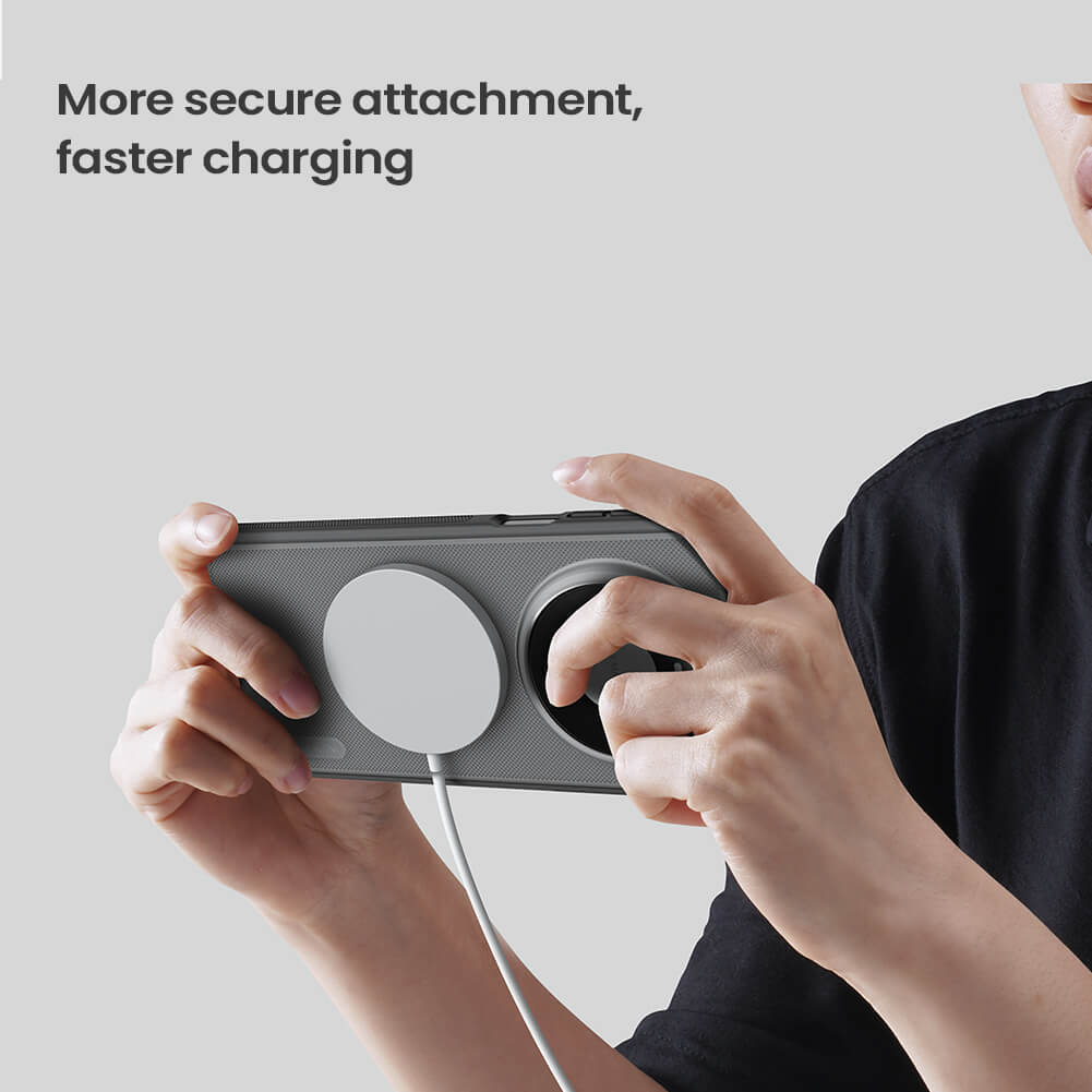 Чехол-крышка NILLKIN для Huawei Mate 80, Mate 80 Pro (серия Frosted shield Pro Magnetic case Clear)